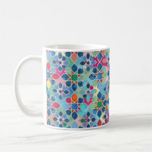 Stunning Vibrant Colours Geometric Pattern Coffee Mug
