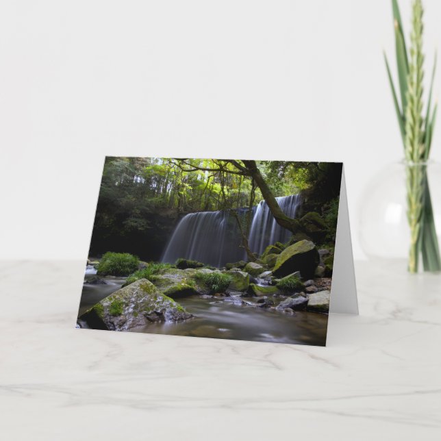 Stunning Waterfall Card (Front)