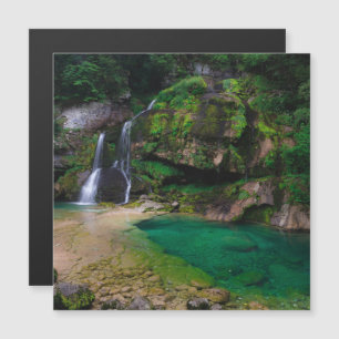 Stunning waterfall Virje, Slovenia Poster