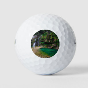 Stunning waterfall Virje, Slovenia Poster Golf Balls