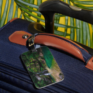 Stunning waterfall Virje, Slovenia Poster Luggage Tag