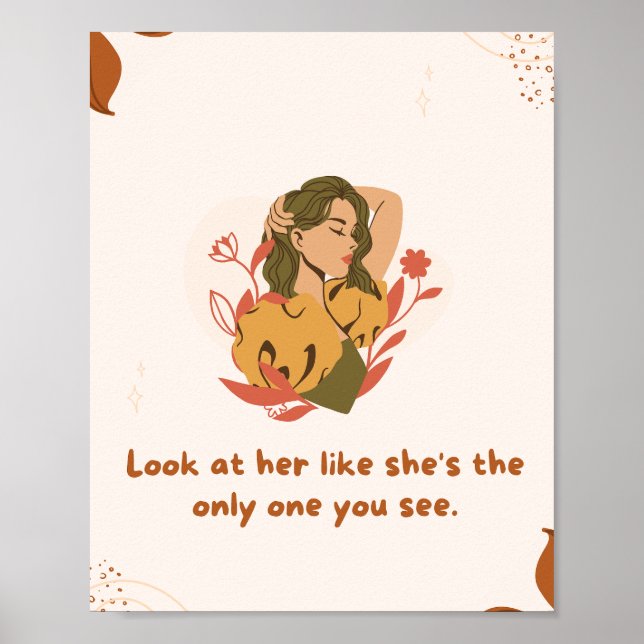 Stunning Woman Poster: The Only One You See Poster (Front)