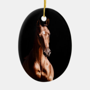 Stunning Young Stallion Ceramic Tree Decoration