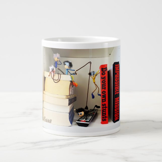 Stunt Fubby's Tom Cruise. Large Coffee Mug (Front)