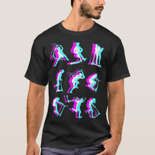 Stunt Scooter Retro Scootering Boys Kids T-Shirt