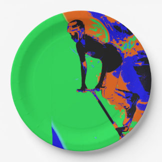 Stunt Scooter Speedster - Scooter Boy Paper Plate
