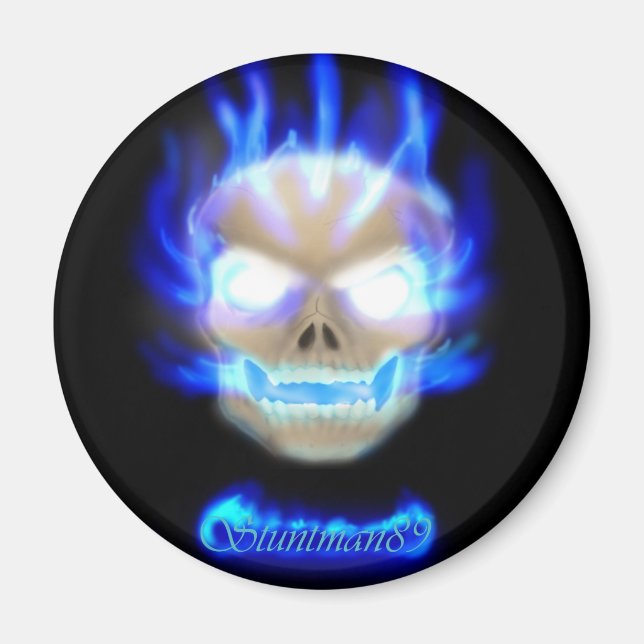 Stuntman89 Skull Magne Magnet (Front)