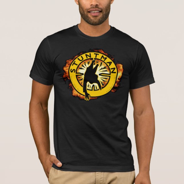 Stuntman Black T-Shirt (Front)