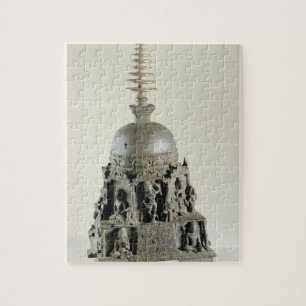 Stupa, Pala, Nalanda, Bihar (bronze) Jigsaw Puzzle
