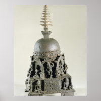 Stupa, Pala, Nalanda, Bihar (bronze)