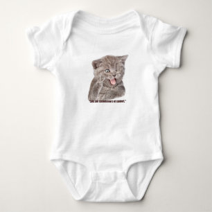 stupendous cat baby bodysuit