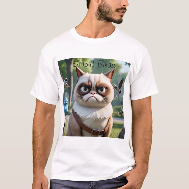 Stupid Birds T-Shirt (Front)
