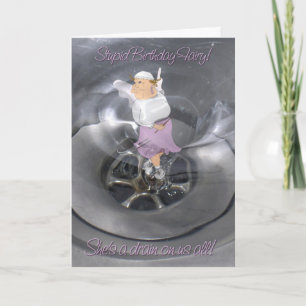 Stupid Birthday fairy card! Card