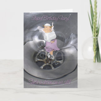 Stupid Birthday fairy card! Card
