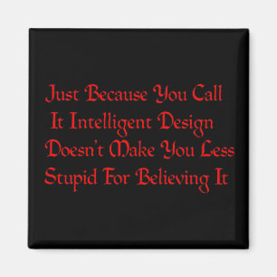 Stupid Design) Magnet