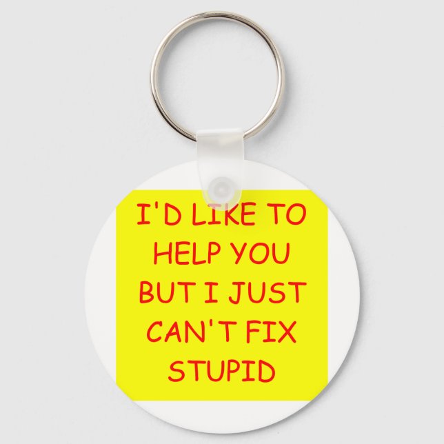 STUPID KEY RING (Front)