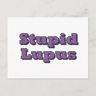 Stupid Lupus Postcard