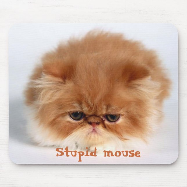Stupid Mouse Mouse Mat (Front)