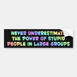 stupid_people bumper sticker