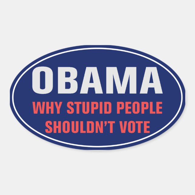 Stupid People Sticker (Front)