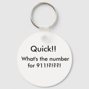 Stupid Question Key Ring