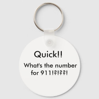 Stupid Question Key Ring