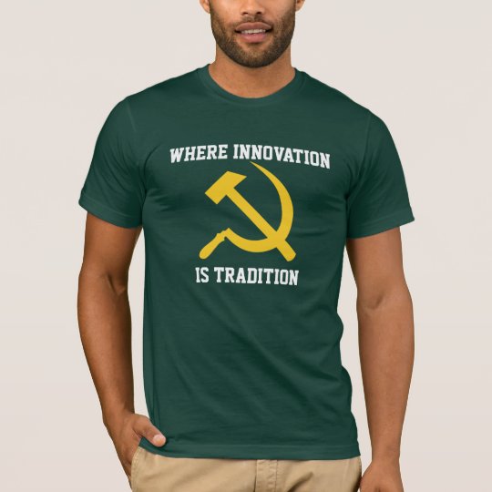 Stupid Slogan Hammer and Sickle T Shirt