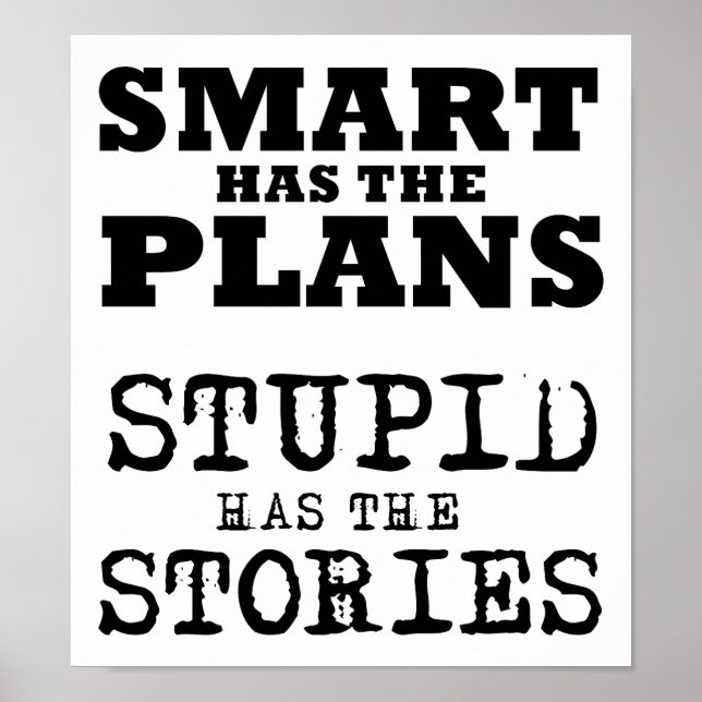 Stupid Stories Funny Poster (Front)