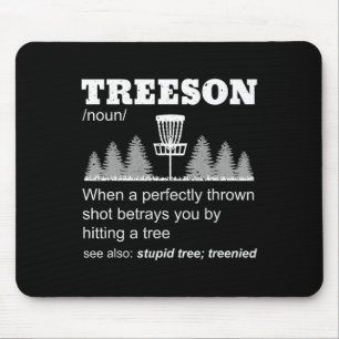 Stupid Tee Funny Disc Golf Meme Mouse Mat