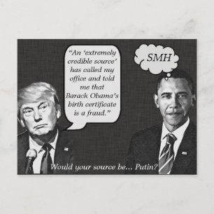 Stupid Things Donald Trump Said Postcards