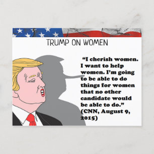 Stupid Things Trump has said Postcard Souvenir