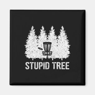 Stupid Tree Disc Golf _1  Magnet