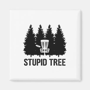 Stupid Tree Disc Golf Magnet
