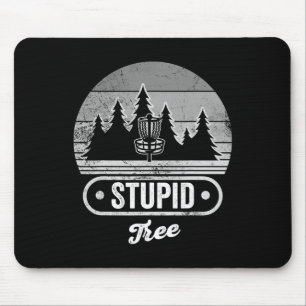Stupid Tree Disc Golf Sket Forest Fun Mouse Mat