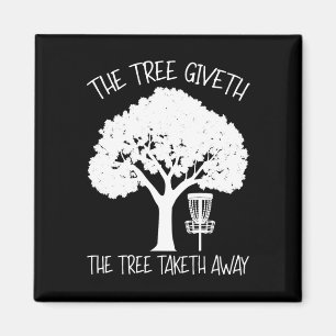 Stupid Tree Funny Disc Golf Frolf Disc Golf Sket T Magnet