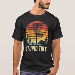 Stupid Tree Vintage Retro Disc Golf Classic T-Shirt