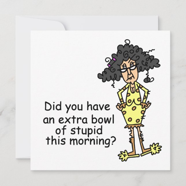 Stupidity Humour (Front)