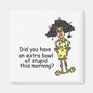 Stupidity Humour Magnet