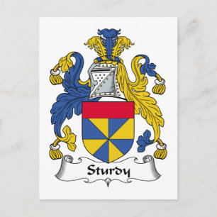 Sturdy Family Crest Postcard