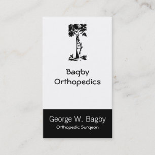 Sturdy Orthopaedic Surgery Tree Professional Business Card