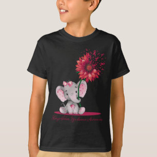Sturge-weber Syndrome Awareness Cute Elephant Sunf T-Shirt