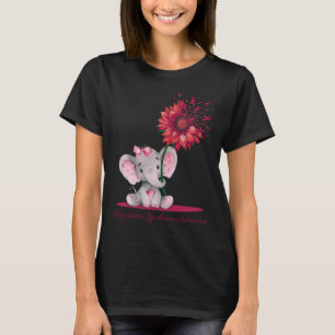 Sturge-weber Syndrome Awareness Cute Elephant Sunf T-Shirt