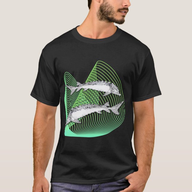 Sturgeon Cyberspace T-Shirt (Front)