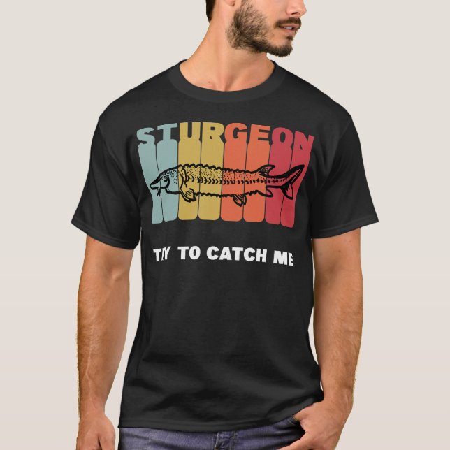 Sturgeon Fish  T-Shirt (Front)