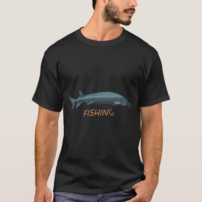 Sturgeon Fishing T-Shirt (Front)
