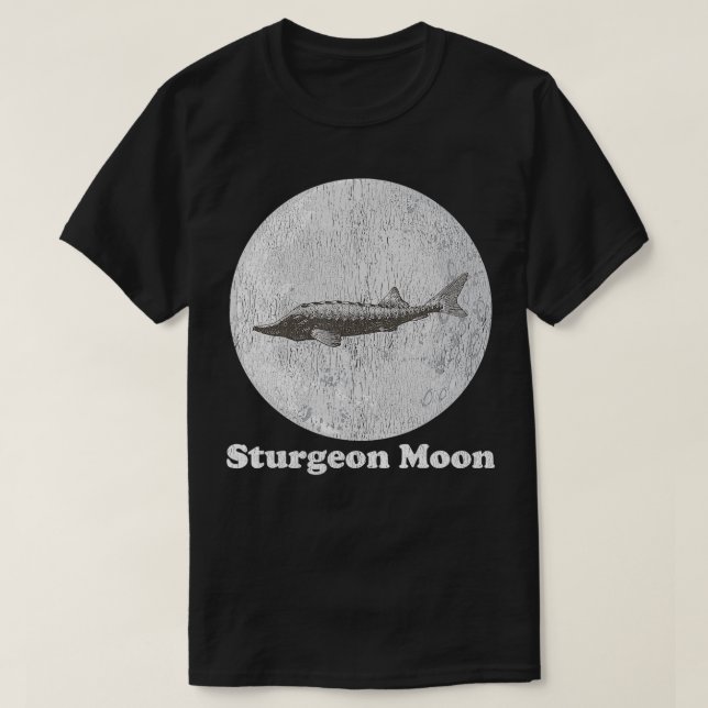 Sturgeon Moon Astrology Full Moon Space Science Mo T-Shirt (Design Front)