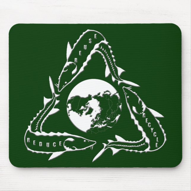 Sturgeon Mouse Pad - Recycle (Front)