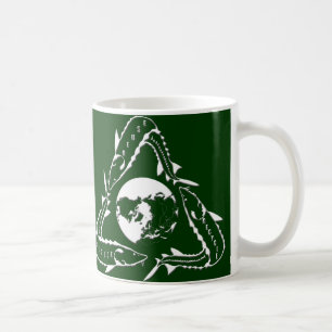 Sturgeon Mug - Recycle white