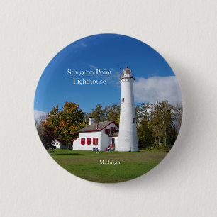 Sturgeon Point Lighthouse button