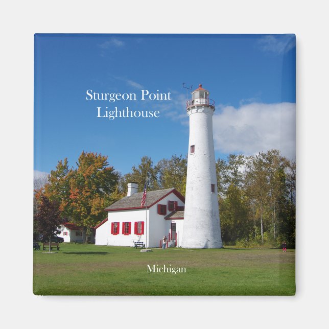 Sturgeon Point Lighthouse magnet (Front)